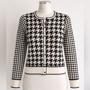 🧥 Ann Taylor Sweater - Black and White - NWOT 🧥